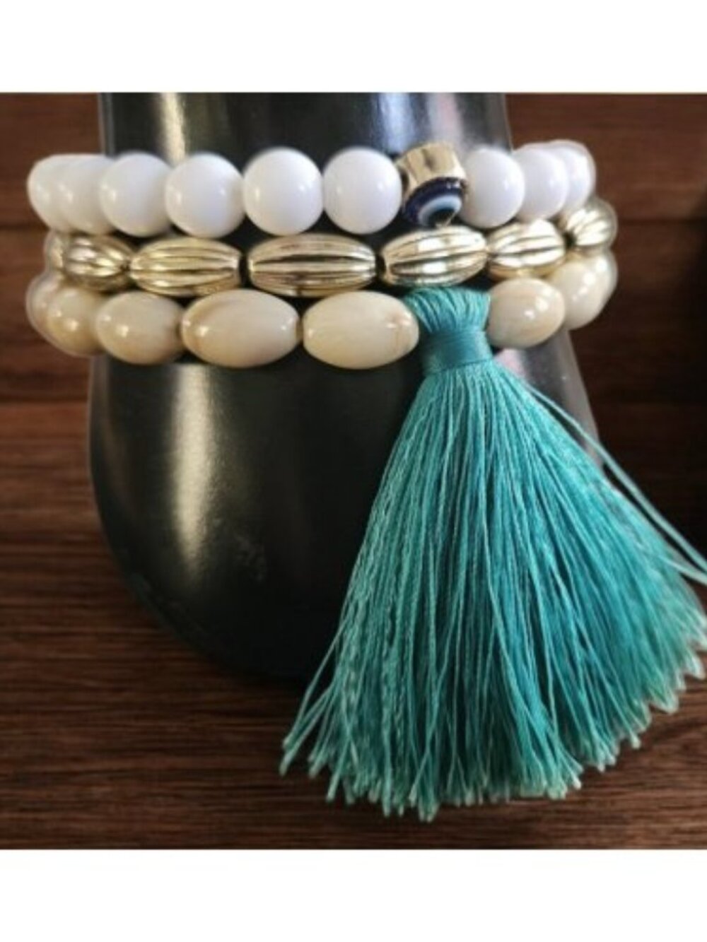 AVON Lot of Boho Stretch Beaded Bracelets